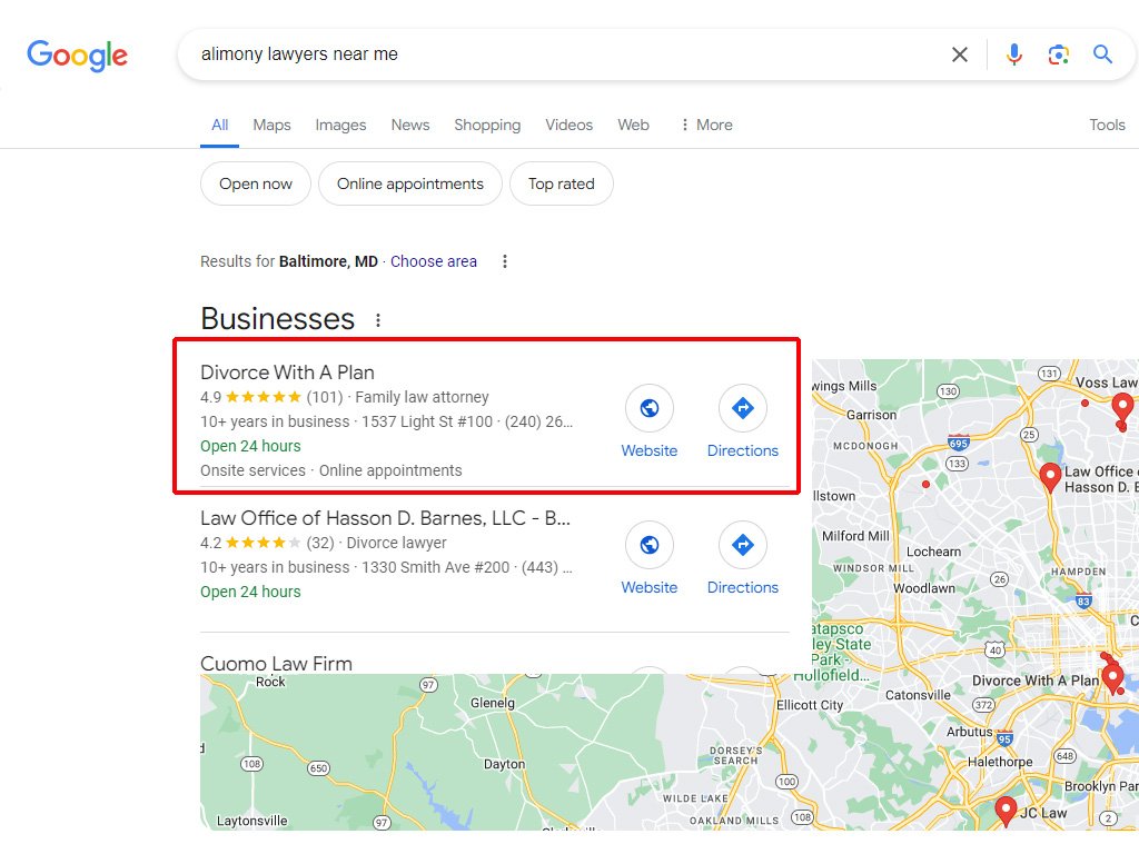 SEO Search Results