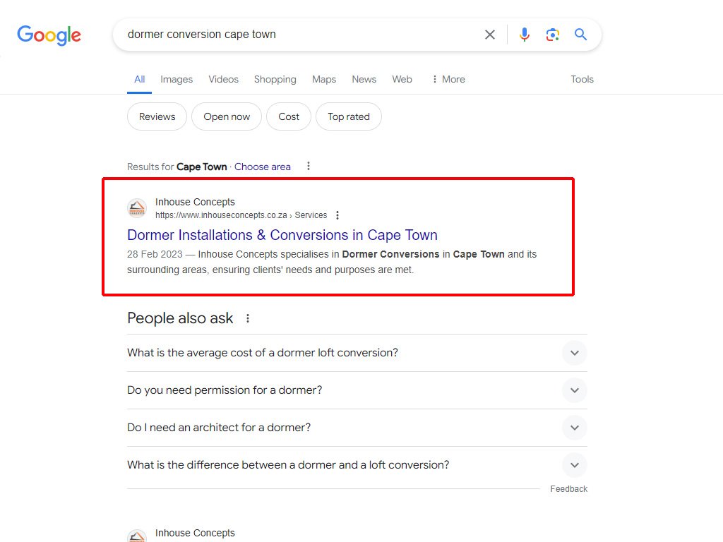 SEO Search Results
