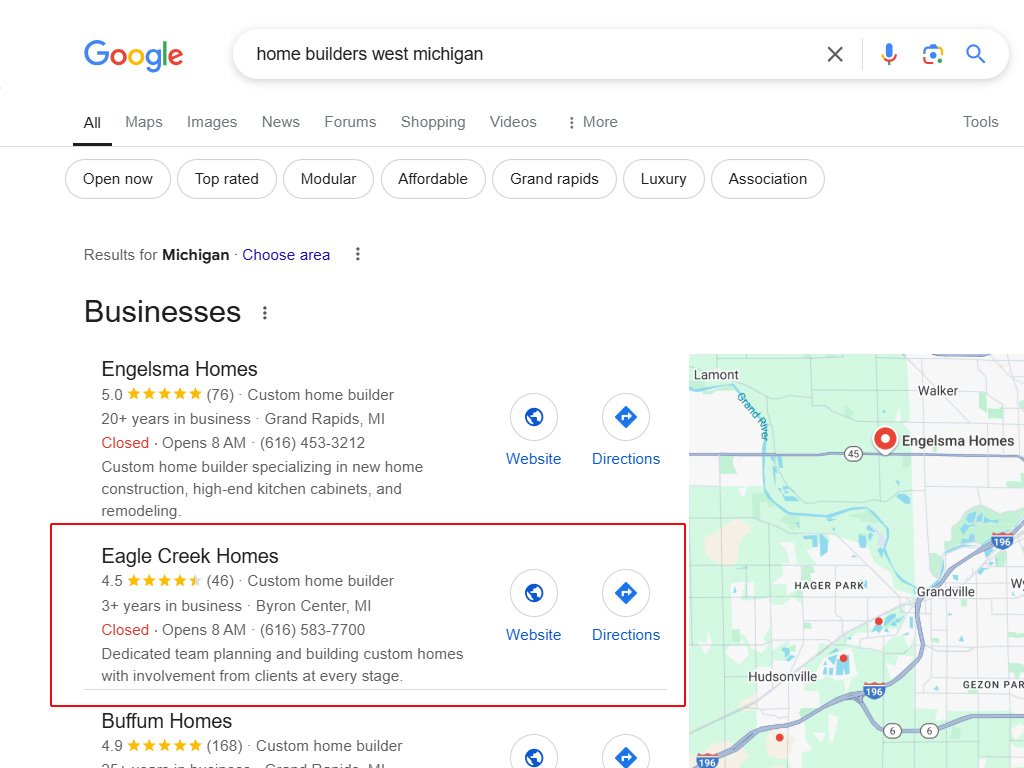 SEO Search Results