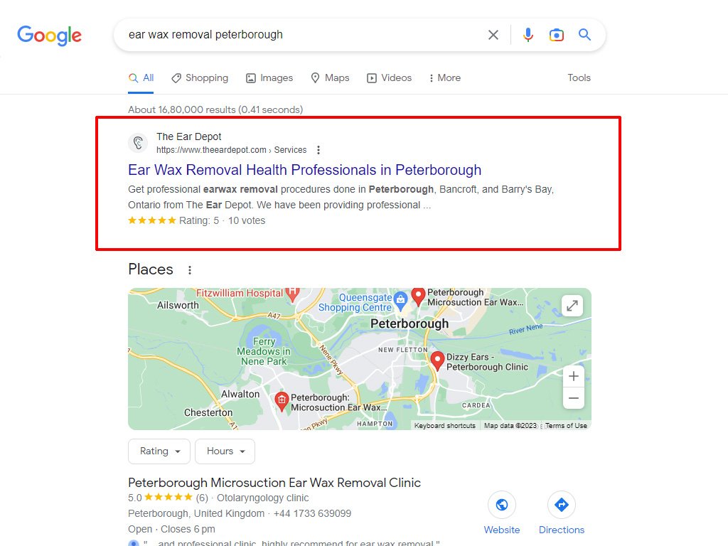 SEO Search Results