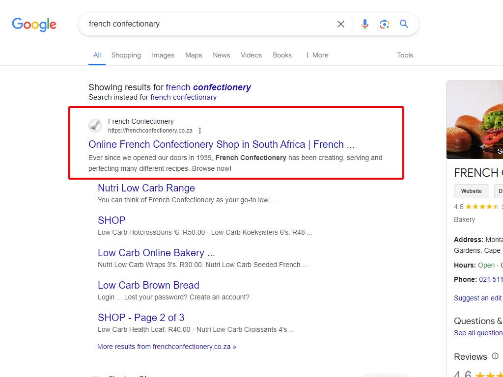 SEO Search Results