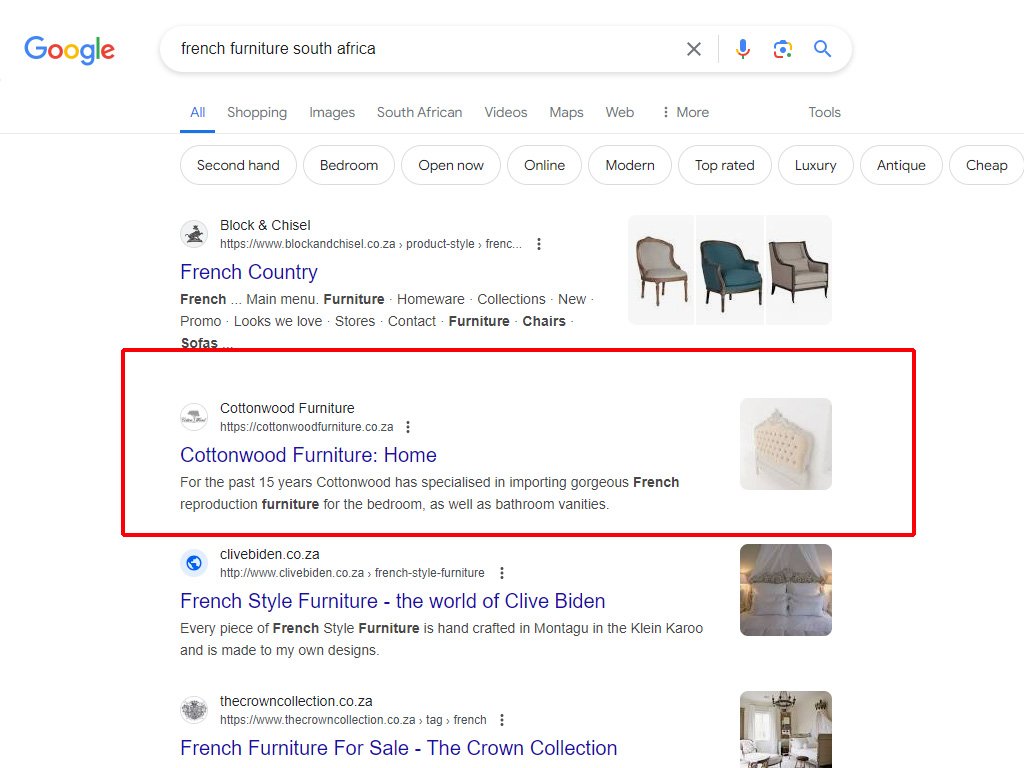 SEO Search Results