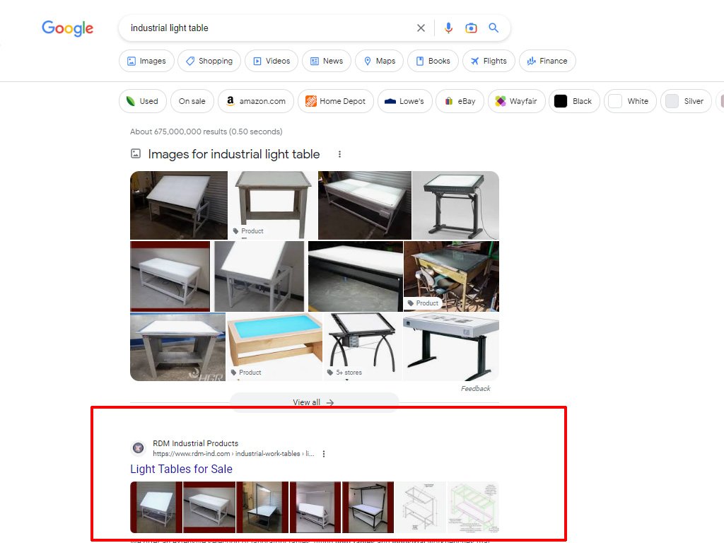 SEO Search Results