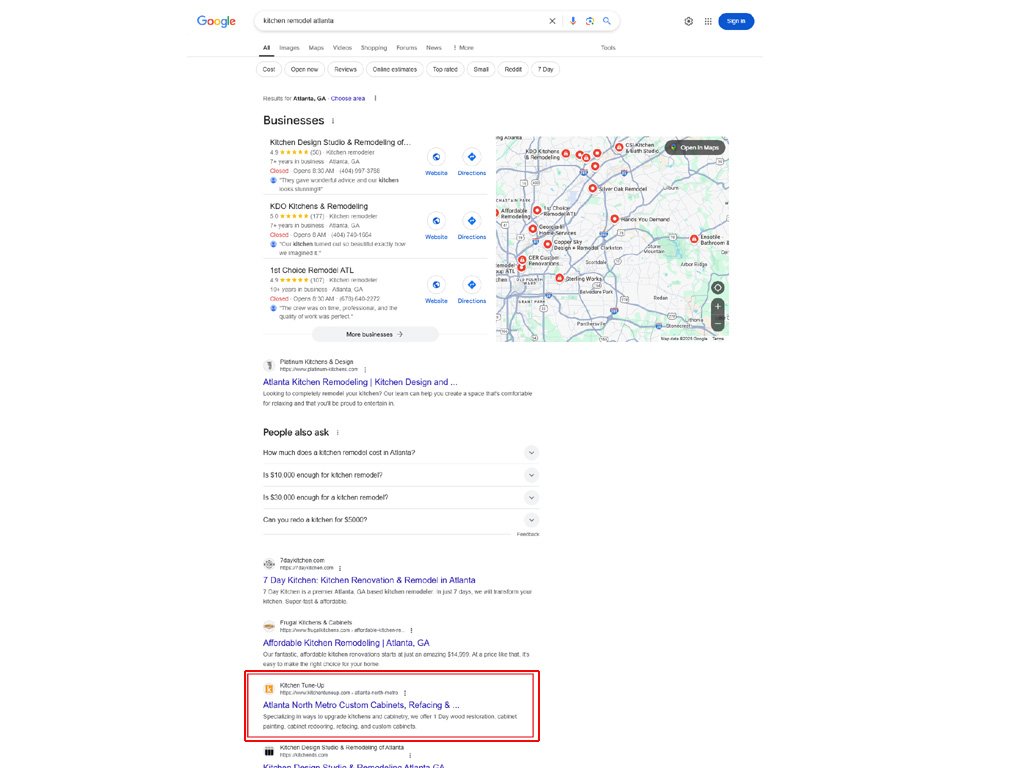SEO Search Results