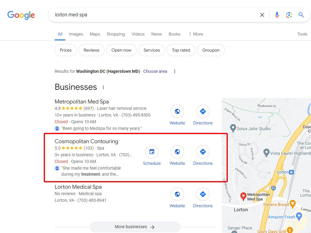 SEO Search Results