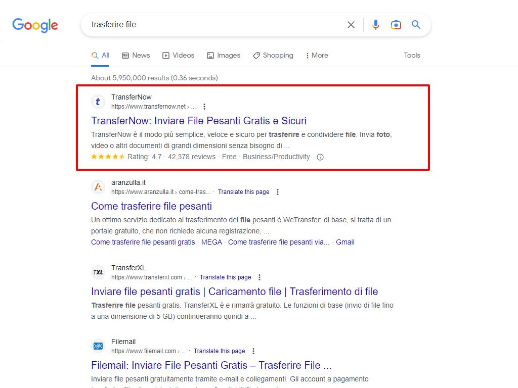 SEO Search Results